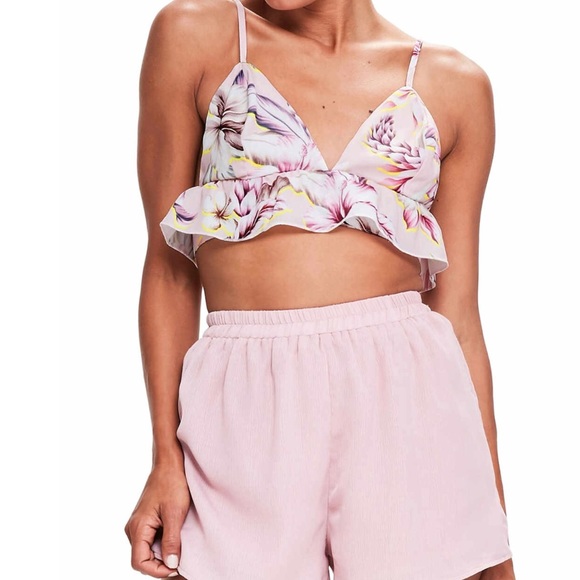 HP! Tropical print crop top bralette - Picture 2 of 7